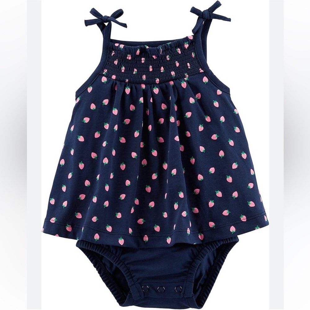 Baby Girl Strawberry Romper